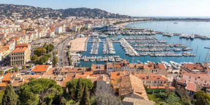 Stunning sea views at Canopy By Hilton Cannes.