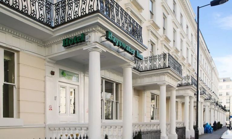 Entrance at The Bayswater Inn Hotel.