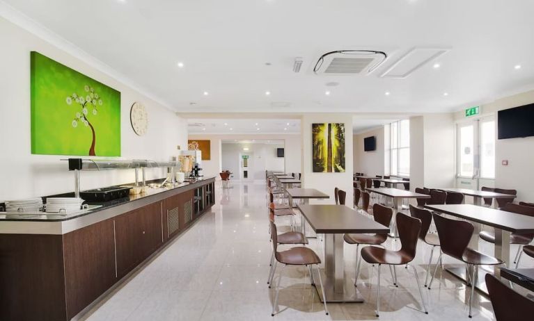 Dining area at The Bayswater Inn Hotel.