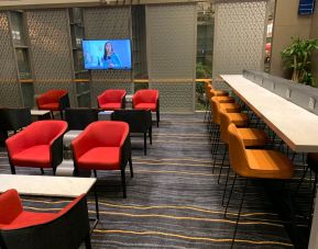 Ample seats available perfect for coworking at Marhaba Lounge - Terrminal 3 (SIN).