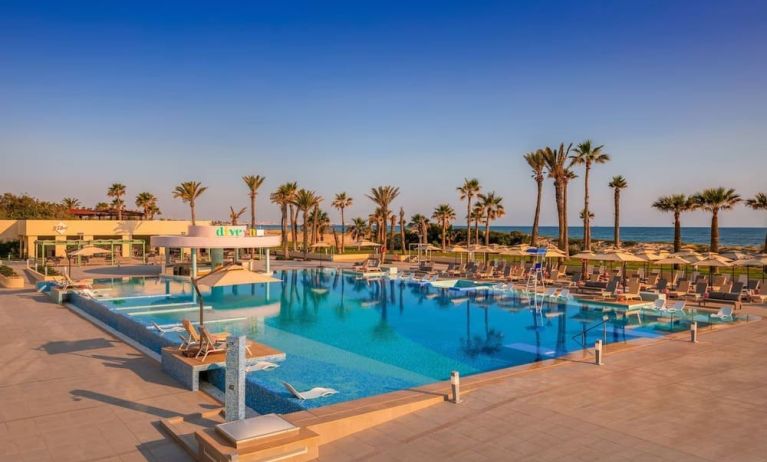 Outdoor pool at Hilton Skanes Monastir Beach Resort.