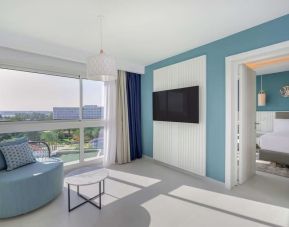 King suite with lounge at Hilton Skanes Monastir Beach Resort.