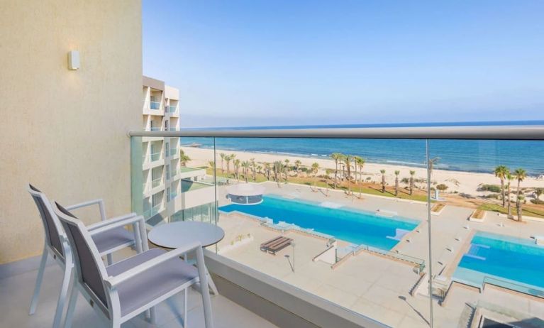 Ocean views at Hilton Skanes Monastir Beach Resort.