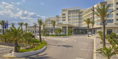 Parking available at Hilton Skanes Monastir Beach Resort.