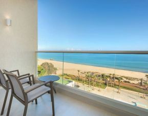 Day room with sea view at Hilton Skanes Monastir Beach Resort.