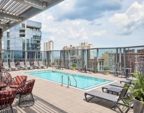 Outdoor pool at Viceroy Chicago.