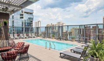 Outdoor pool at Viceroy Chicago.