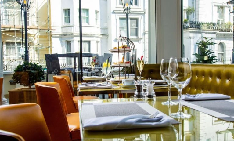 Dining area at Blakemore Hyde Park Hotel.