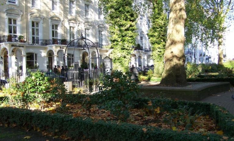 Exterior garden at Tony's House Hotel.