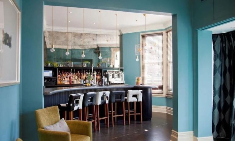 On-site bar at The Lodge - Putney Hotel.