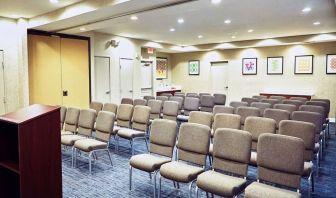 Meeting room at Holiday Inn Express & Suites Corona.