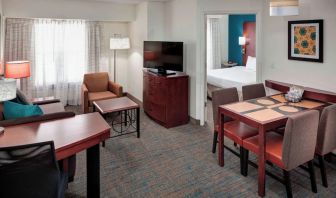 Day use room with living area at Residence Inn By Marriott Hattiesburg.