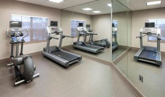 Fitness center at Residence Inn By Marriott Hattiesburg.