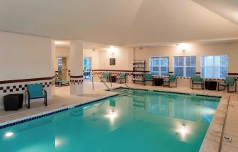 Refreshing indoor pool at Residence Inn By Marriott Bentonville Rogers.