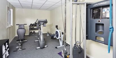 Fitness center at Nightel.