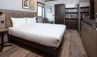 Day use room with workspace at Ibis London Gatwick Airport Hotel.