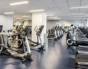 Fitness center at Hyatt Regency Chicago.