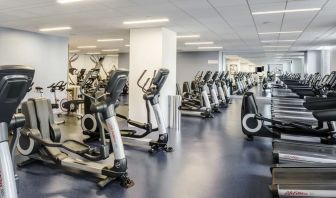 Fitness center at Hyatt Regency Chicago.