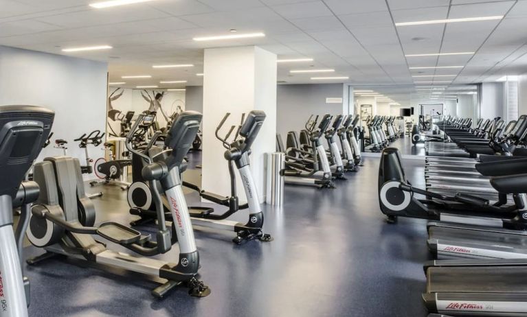 Fitness center at Hyatt Regency Chicago.