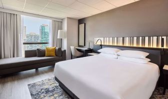 Day use room with sofa at Hyatt Regency Chicago.