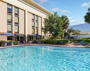 Refreshing outdoor pool at Hampton Inn By Hilton Fort Lauderdale-Cypress Creek.