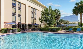 Refreshing outdoor pool at Hampton Inn By Hilton Fort Lauderdale-Cypress Creek.