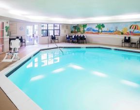 Refreshing indoor pool at Residence Inn Kansas City Overland Park.