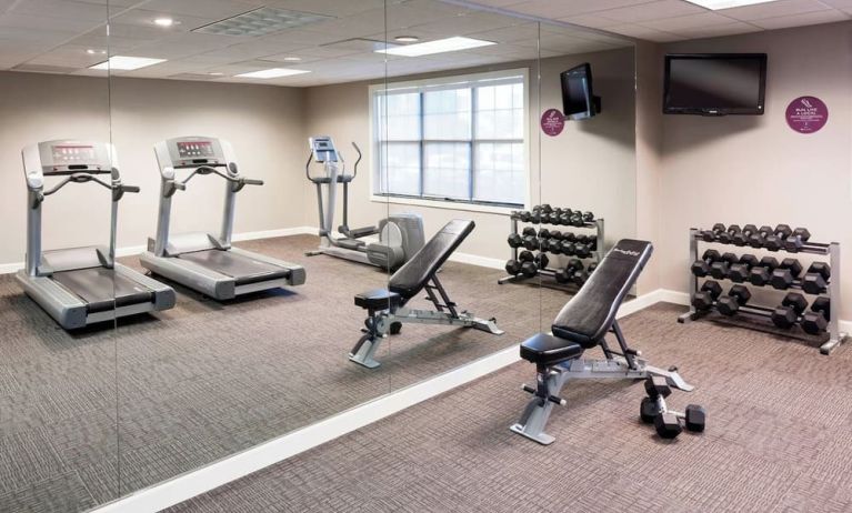 Fitness center available at Residence Inn Kansas City Overland Park.