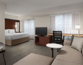 Day use room with living area at Residence Inn Kansas City Overland Park.