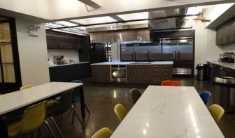 Chef grade guest kitchen at The Chicago Hotel Collection River North.