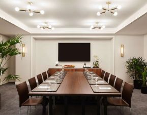 Professional meeting room at The James New York, NoMad.