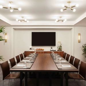 Professional meeting room at The James New York, NoMad.