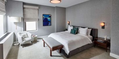 Day use room with natural light at The James New York, NoMad.