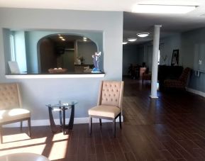 Lobby area at Blue Way Inn & Suites Wichita East.