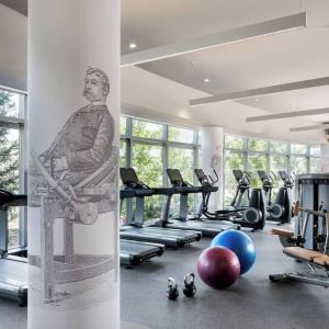 Well-equipped fitness center at Hotel Nia, Autograph Collection.