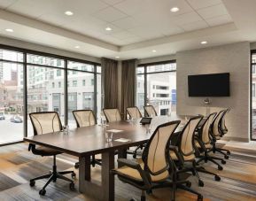 Meeting room at Home2 Suites By Hilton Chicago River North.
