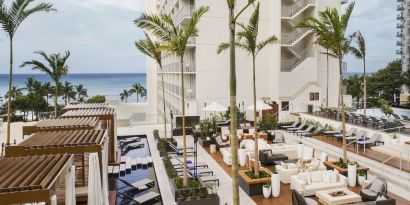 Sundeck at Alohilani Resort Waikiki Beach.