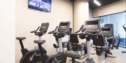 Fitness center available at Alohilani Resort Waikiki Beach.