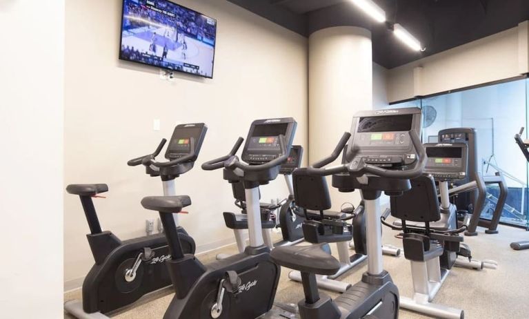 Fitness center available at Alohilani Resort Waikiki Beach.