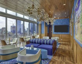 Coworking lounge at Margaritaville Resort Times Square.