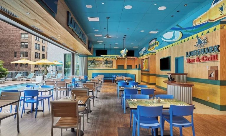 Dining room at Margaritaville Resort Times Square.