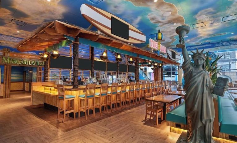 Hotel bar at Margaritaville Resort Times Square.