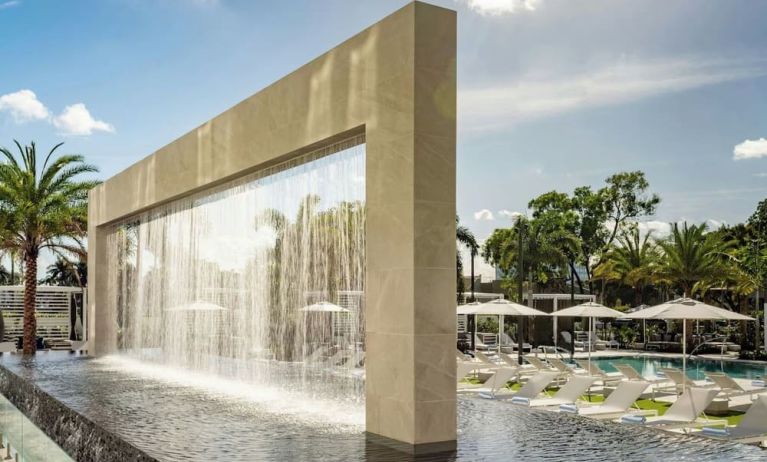 Refreshing view at Renaissance Boca Raton Hotel.
