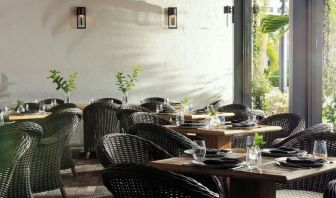 Breakfast area at Renaissance Boca Raton Hotel.
