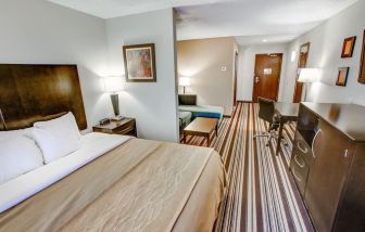 Day use room with living area at Comfort Inn & Suites Triadelphia.