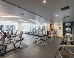 Fitness center at The Envoy Hotel, Autograph Collection.