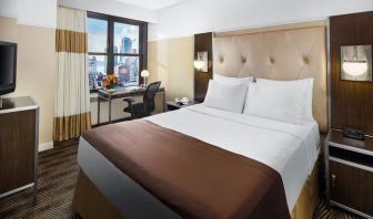 Day use room with work desk at The New Yorker Hotel, A Wyndham Hotel.