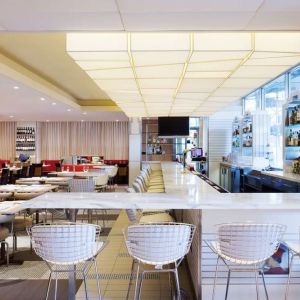 Hotel bar at The New Yorker Hotel, A Wyndham Hotel.