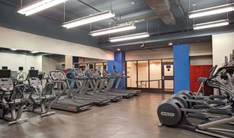 Well-equipped fitness center at The New Yorker Hotel, A Wyndham Hotel.