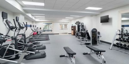 Fitness center at Hampton Inn Philadelphia Center City - Convention Center.